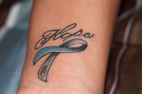 Type 1 Diabetes Ribbon Tattoo