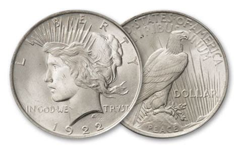 1922-P Peace Dollar BU | GovMint.com