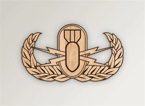 Navy Basic Explosive Ordnance Disposal EOD Badge SVG Vector Files