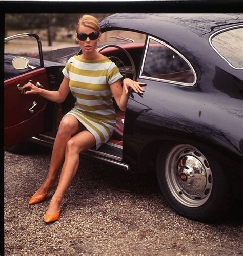 Deadly Curves: Vintage Porsche And Vintage Beautiful Women In Them