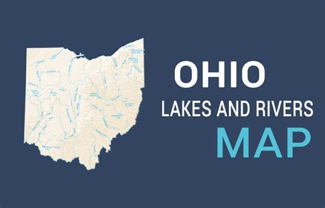 Ohio Lakes and Rivers Map - GIS Geography