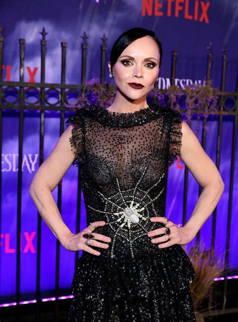 CHRISTINA RICCI at Wednesday Premiere in Los Angeles 11/16/2022