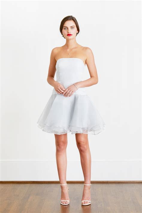 Kyle Strapless Bridal Mini Dress Wedding Reception & First Dance Dress