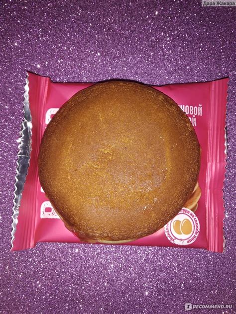 Бисквитное пирожное KDV "Basker Wheels", pancake с джемом с соком ...