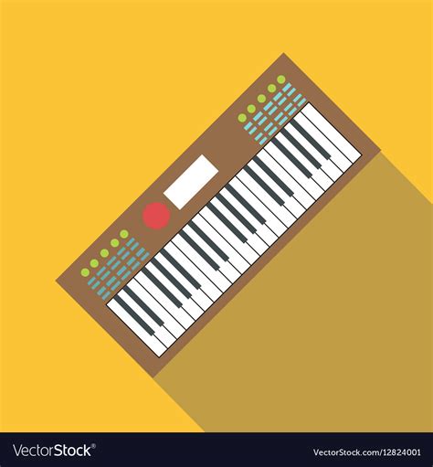 synth icon flat style royalty  vector image