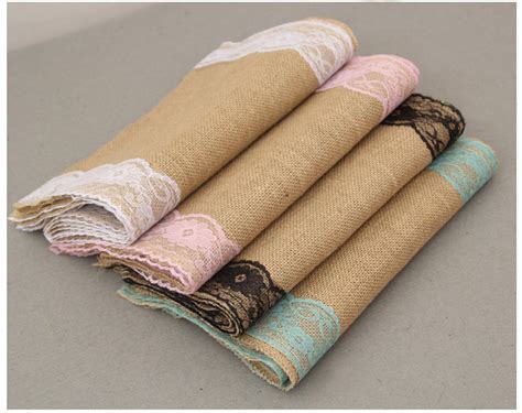 Burlap Lace Table Runner Dinnerpartywedding Table - Etsy