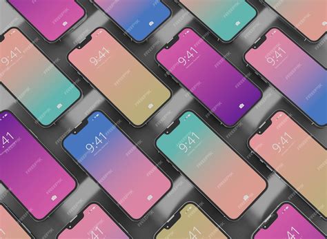 premium psd smartphone screen design mockup
