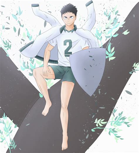 Kaname Moniwa from Haikyuu : r/AnimeSketch