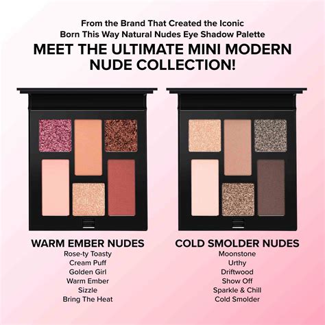 Born This Way Mini Palettes • Warm Ember Nudes