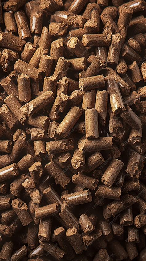 premium photo detailed texture  pellets suitable  heating