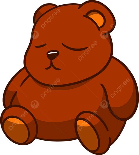 cartoon baby bear sleep illustration cartoon bear baby bear png
