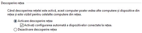 Cum schimbi setările avansate de partajare în rețea, în Windows