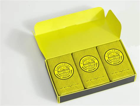 Crabtree & Evelyn West Indian Lime Soap Set, kolmen tuoksusaippuan