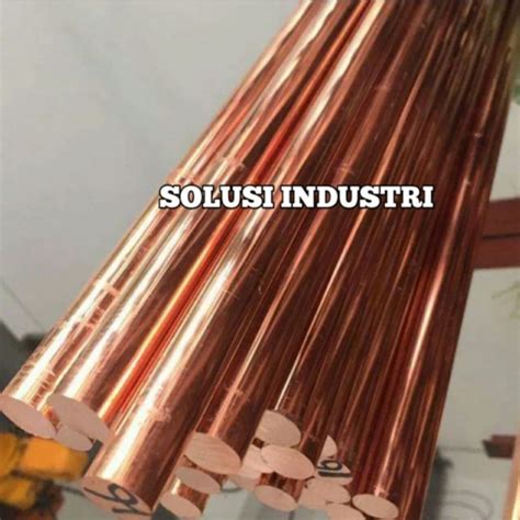 jual  tembaga grounding rod mm  mm tembaga import shopee
