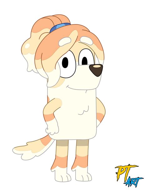 Bluey - Aunt Frisky (HD Art) by PlatinumShrineArt on DeviantArt