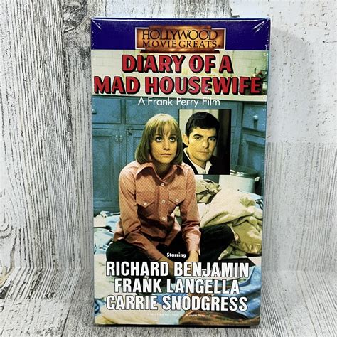 Diary of a Mad Housewife (VHS) Richard Benjamin Frank Langella Carrie