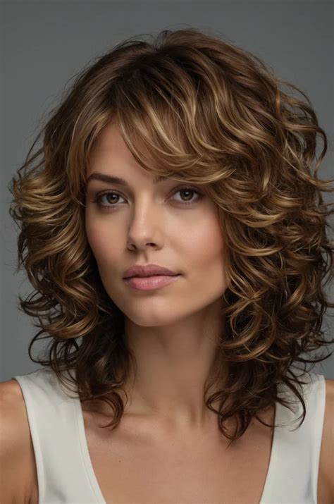 layered lob hairstyles perfect  curly hair herlocks