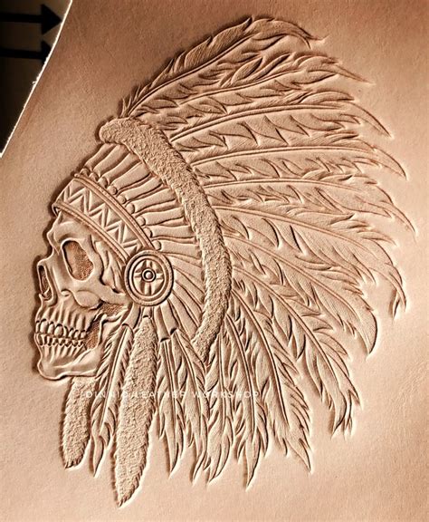 Printable Skull Leather Tooling Patterns