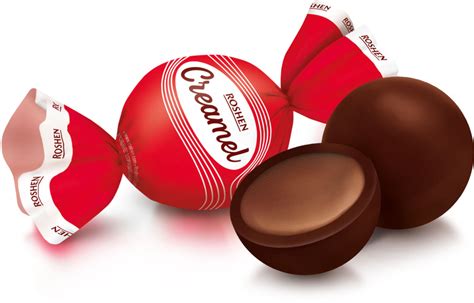 Конфеты Roshen Creamel с ореховой начинкой 800 г (4823077630279 ...