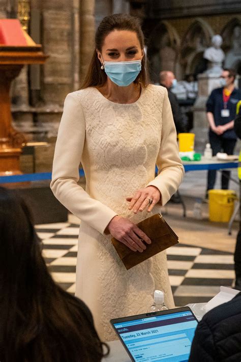 KATE MIDDLETON at Coronavirus Disease Vaccination Centre at Westminster