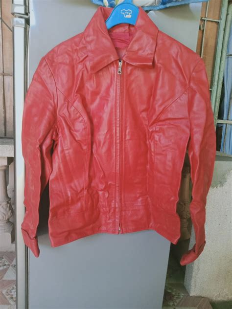 Vera pelle leather jacket, Women's Fashion, Coats, Jackets and ...