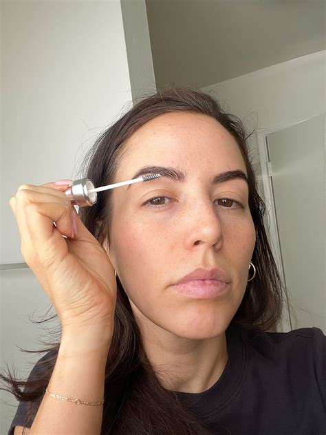 benefit fluff  brow wax review   popsugar beauty