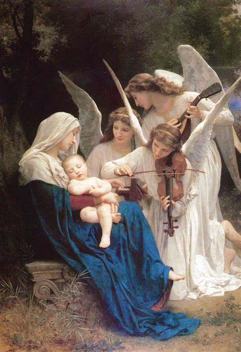 Song of the Angels (1881) by William-Adolphe Bouguereau - Public Domain