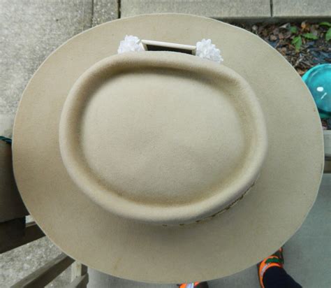 Stetson Cowboy Hat with John Lennon Pin Surrounded by… - Gem