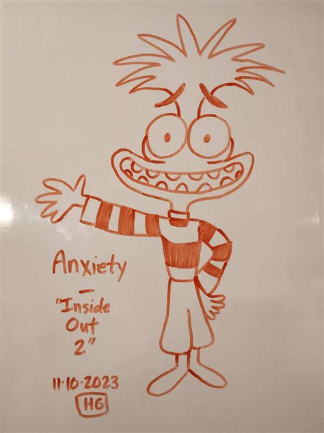 Anxiety (Inside Out 2) by WhiteboardArtist on DeviantArt