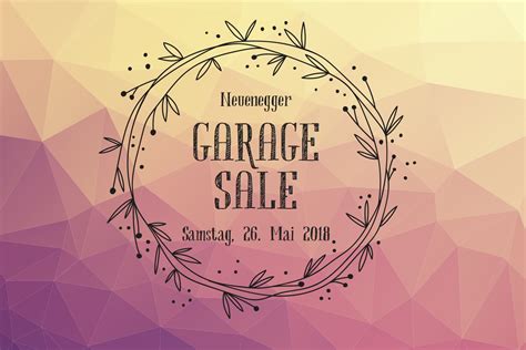 Garage Sale 2017 - garagesale-neuenegg