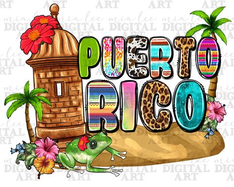 Descarga de diseño de sublimación png de Puerto Rico, Estado de Puerto