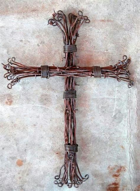 beautifuland  symbolic  barbed wire art barb wire crafts