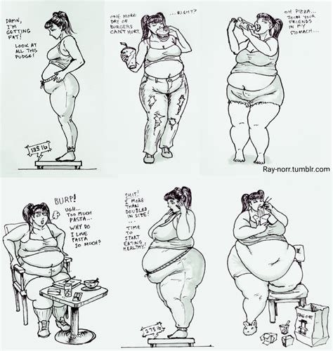 The Weight Gain of Jenny Weng, pt 1 by Ray-Norr on DeviantArt