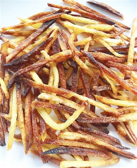 Shoestring fries - The Healthy Spoon