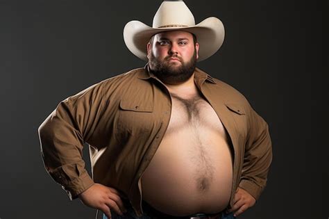 Premium Photo | A man in a cowboy hat poses for a photo