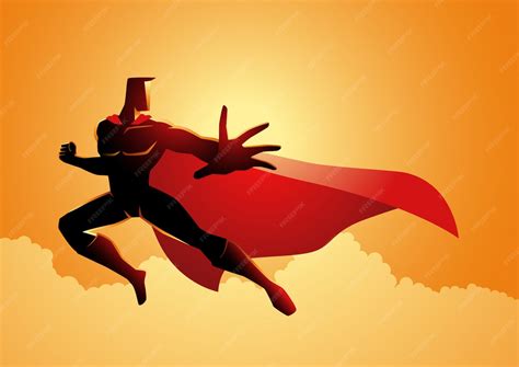Pose De Super Heroi - Pose de super-herói em ação | Vetor Premium