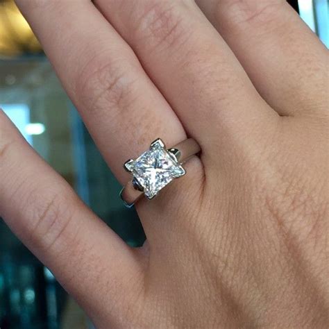 Princess Cut Wedding Rings 2 Carat - jenniemarieweddings