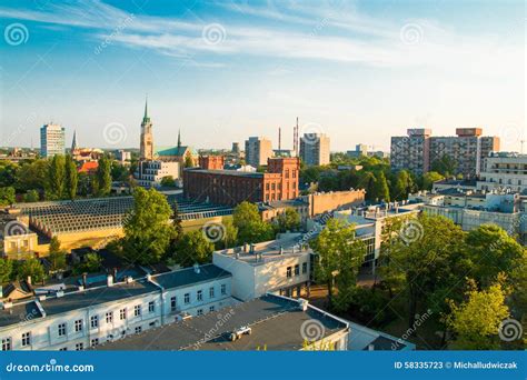 City of Lodz, Poland stock image. Image of space, view - 58335723