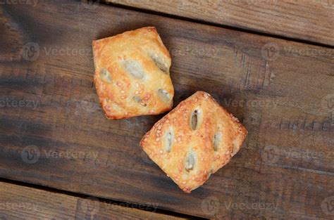 A satisfying meat patty, which combines an airy puff pastry and a