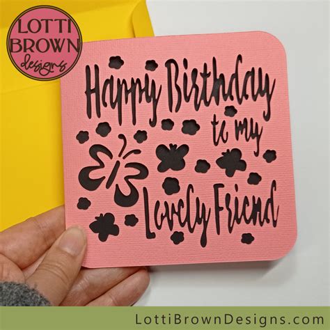 Handmade Birthday Card Designs For Best Friend
