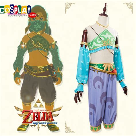 Custom Link Cosplay Costume (Gerudo Set) from The Legend of Zelda Breath of the Wild (6822 ...