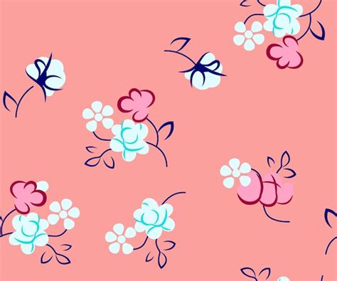 Premium Vector | Floral pattern in illustrator.