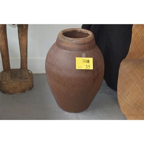 STONEWARE POTS (22") (PAIR)