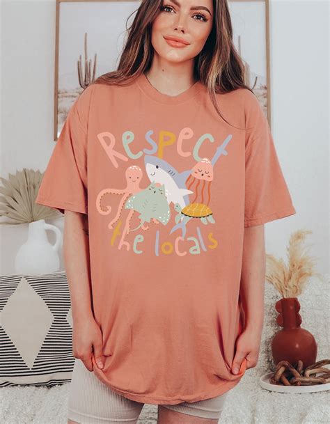 Respect the Locals Sea Animals, Protect Our Oceans, Salted Granola Girl