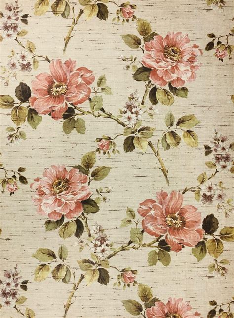antique floral wallpaper