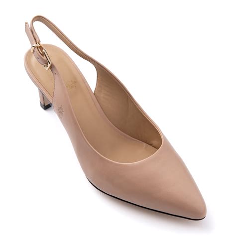 Jane Nude Classic Sling Back Heel – Franchetti Bond