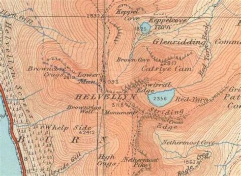 Public Domain Images - Helvellyn Map - PICRYL - Public Domain Media ...