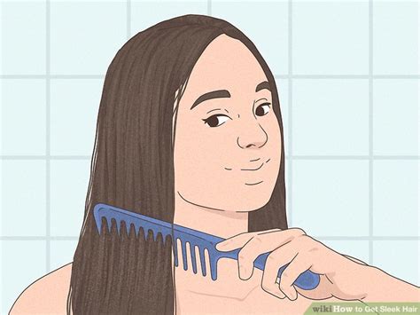 how to get sleek and straight hair