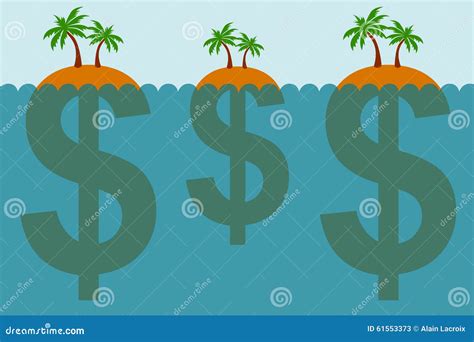 offshore finance stock illustration illustration  finances
