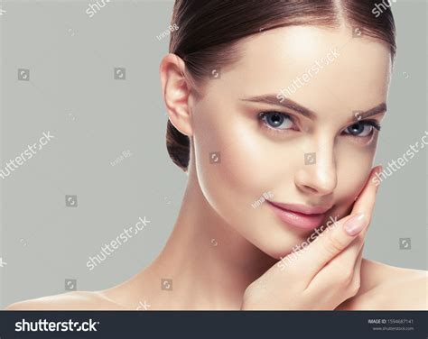female beauty face young healthy skin stock photo  shutterstock